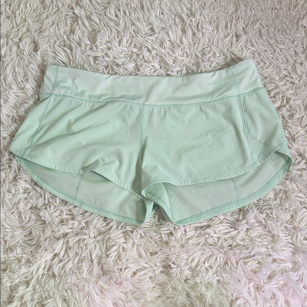 Lululemon Speed Up Low-Rise Lined Short 2.5" Mint Moment